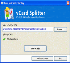 How to Split vCard 3.0