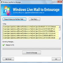 Windows Live Mail to Entourage